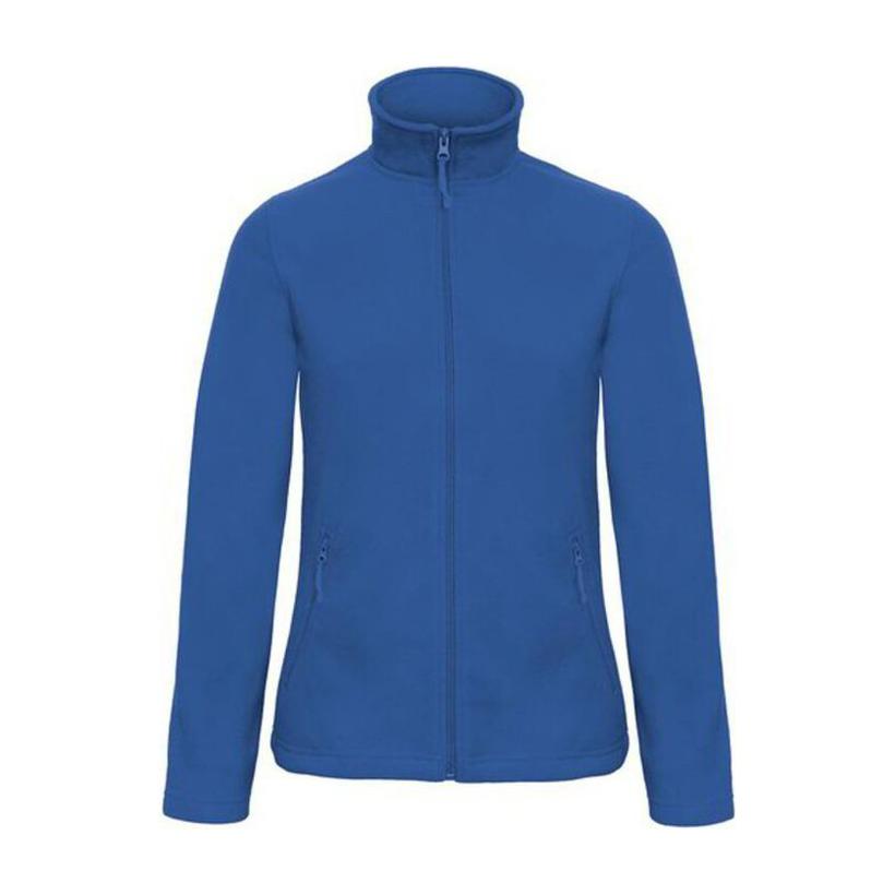 Jachetă fleece cu fermoar pentru damă O69 Albastru S