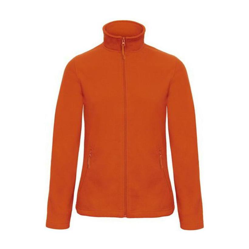 Jachetă fleece cu fermoar pentru damă O69 Portocaliu XL