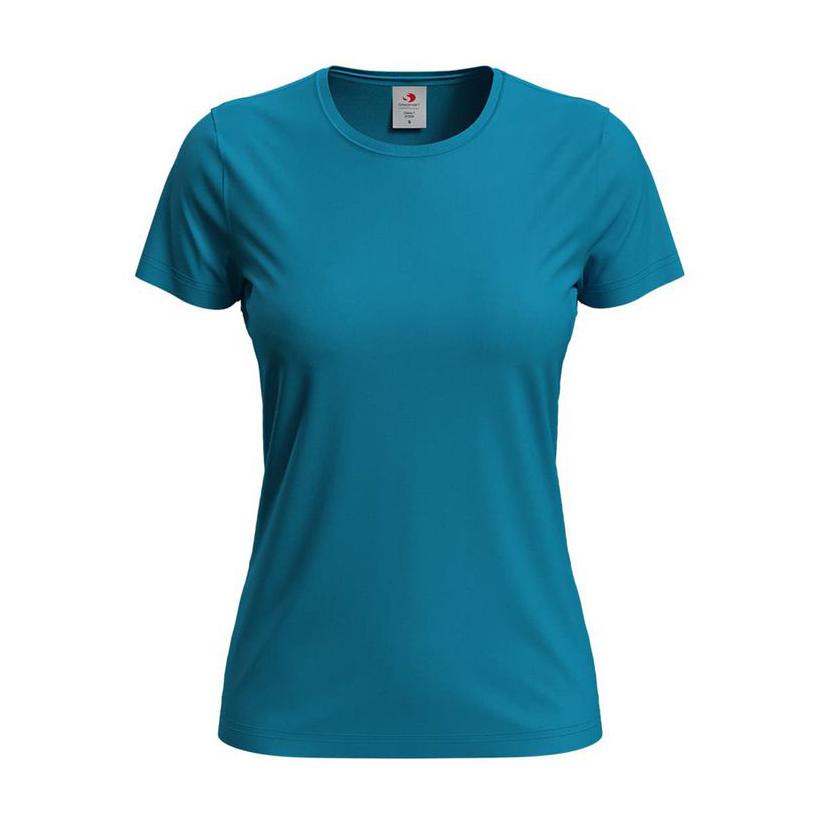 Tricou mânecă scurtă pentru femei Stedman CLASSIC-T FITTED Ocean Blue