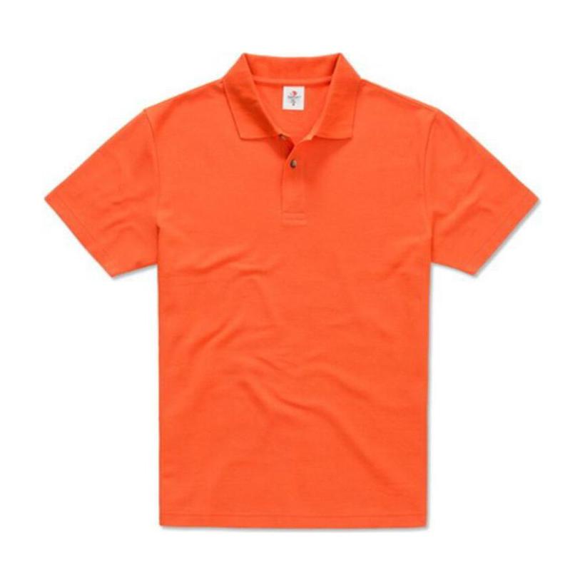 Tricou Polo mânecă scurtă pentru bărbați Basic  Portocaliu XL