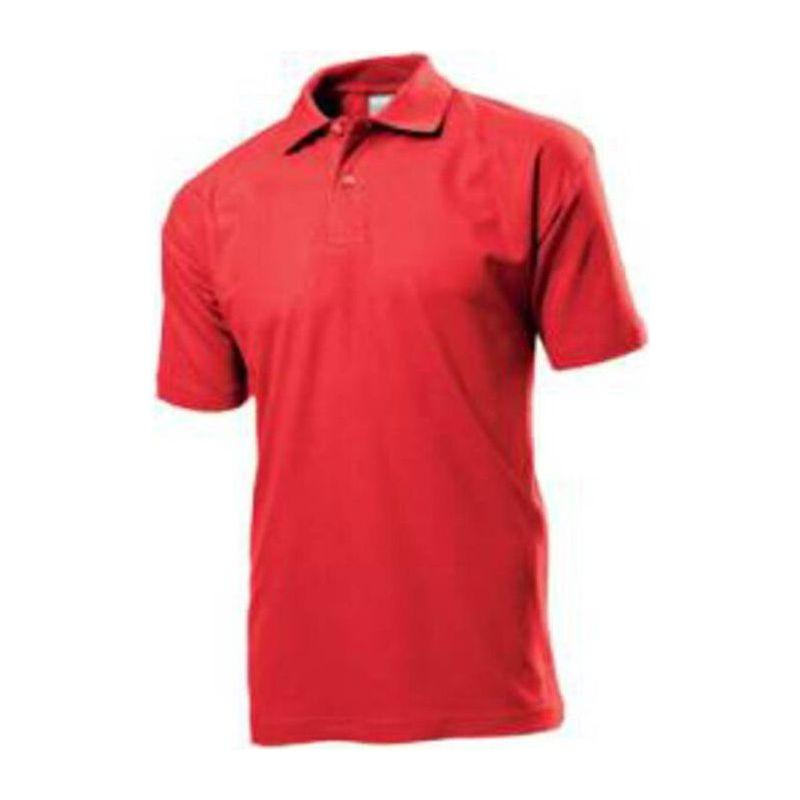 Tricou Polo mânecă scurtă pentru bărbați Basic  Rosu S