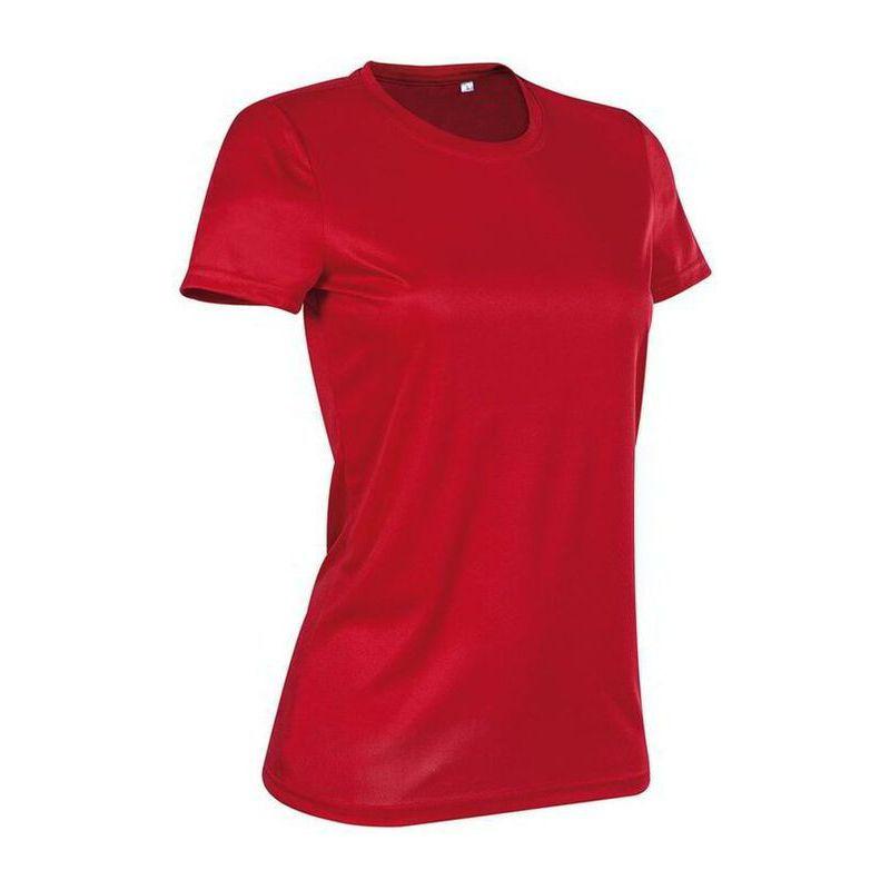 Tricou mânecă scurtă pentru femei Active Sports-T Rosu S