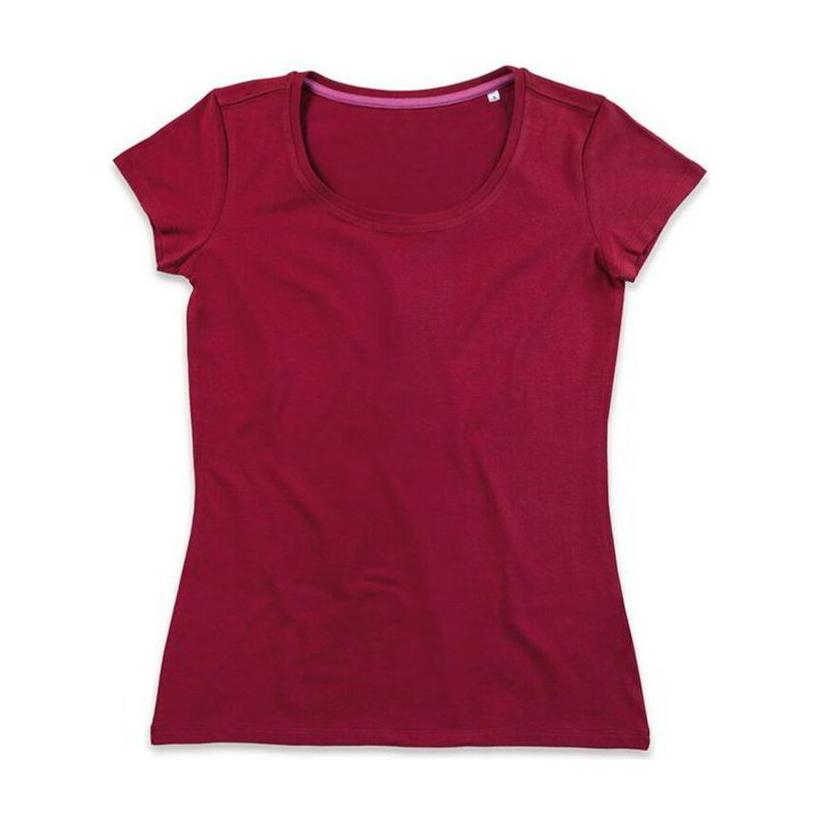 Tricou cu mânecă scurtă pentru femei CLAIRE  Bordeaux