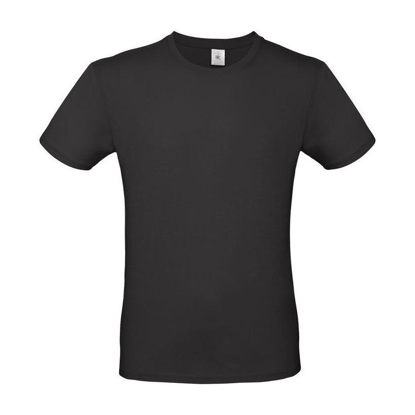 Tricou cu mânecă scurtă UNISEX E150  Negru