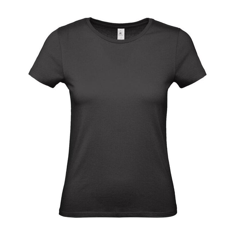 Tricou cu mânecă scurtă pentru femei E150  Negru