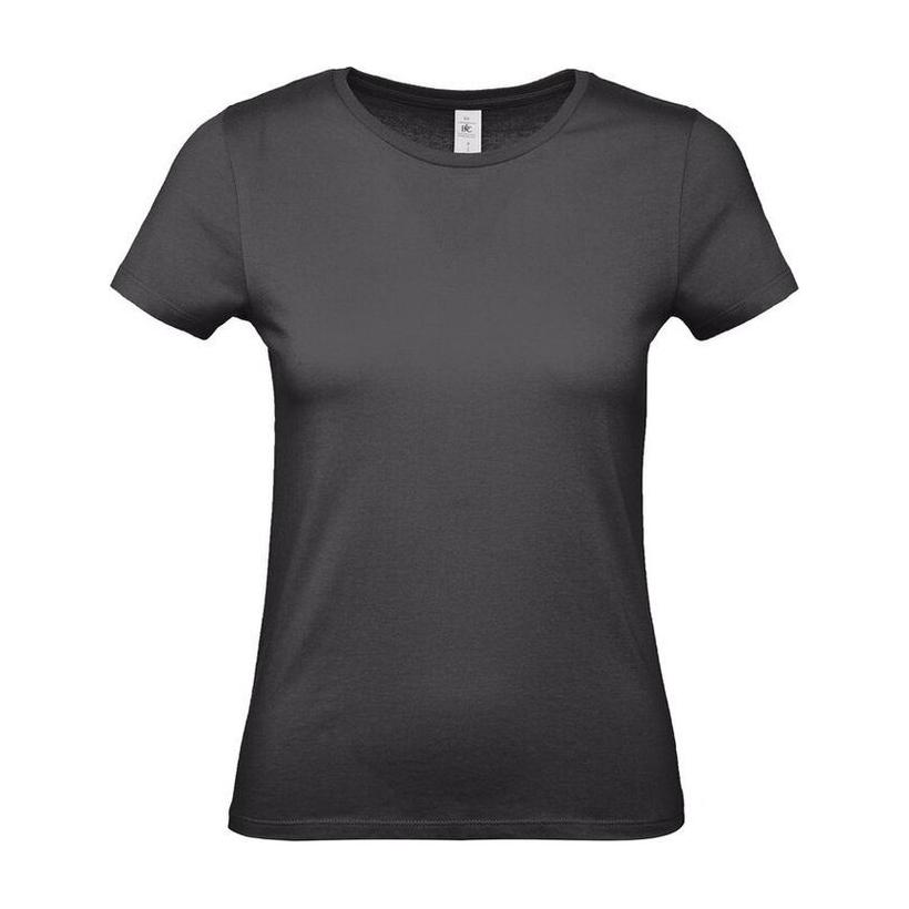 Tricou cu mânecă scurtă pentru femei E150  Negru L