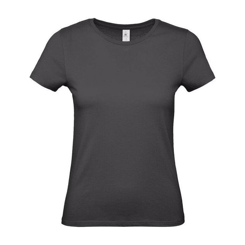 Tricou cu mânecă scurtă pentru femei E150  Negru S
