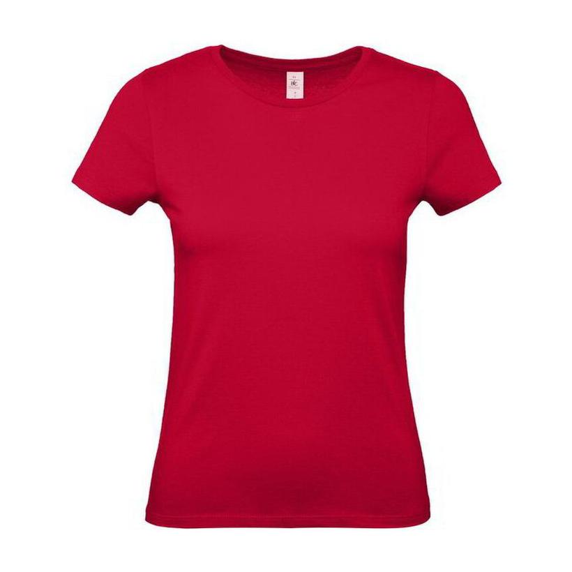 Tricou cu mânecă scurtă pentru femei E150  Rosu XL