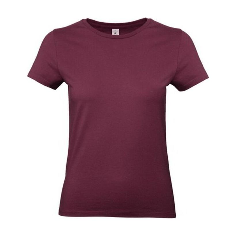 Tricou cu mânecă scurtă pentru femei E190 Bordeaux