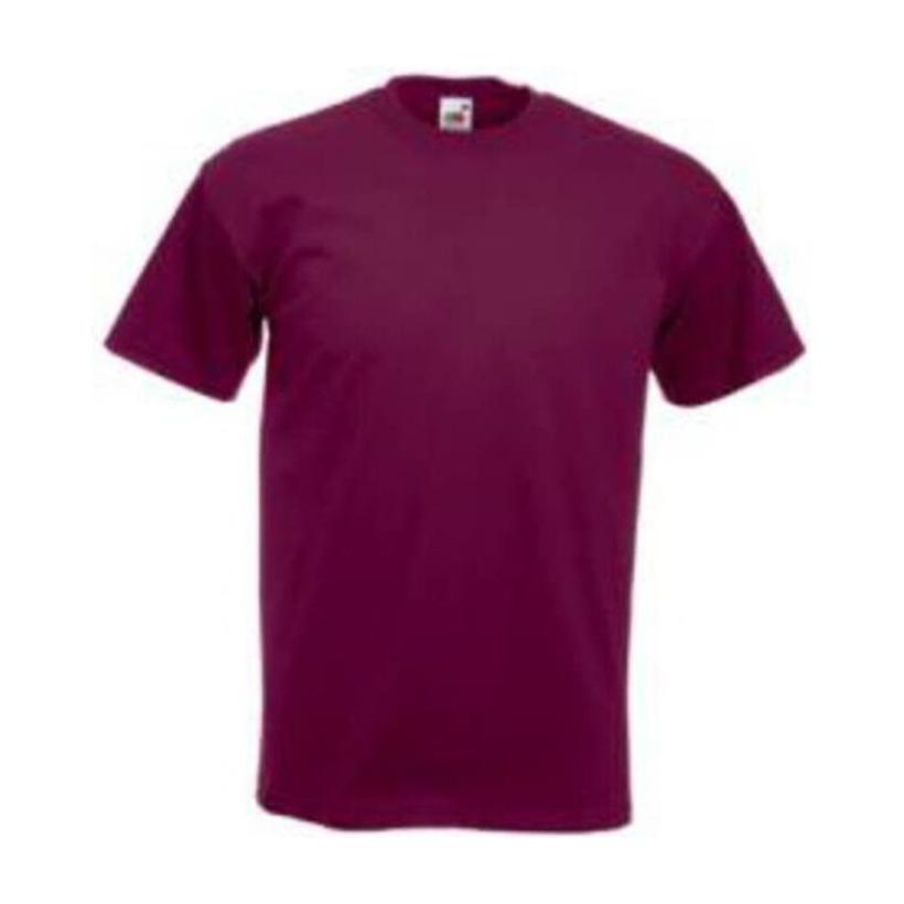 Tricou cu mânecă scurtă pentru bărbați Super Premium  Bordeaux