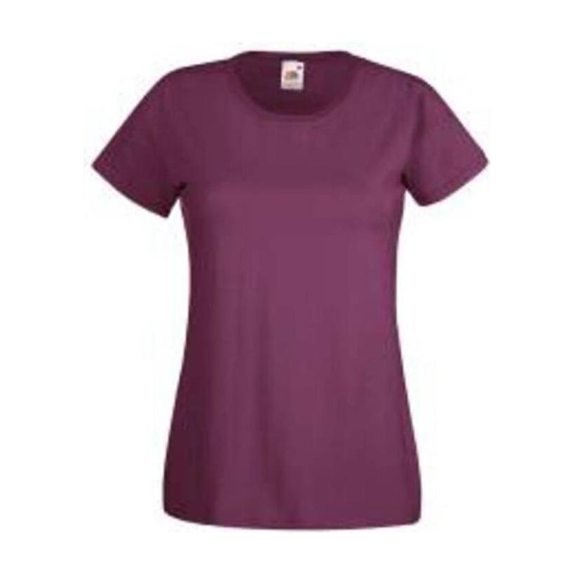 Tricou cu mânecă scurtă pentru femei Valueweight Bordeaux L