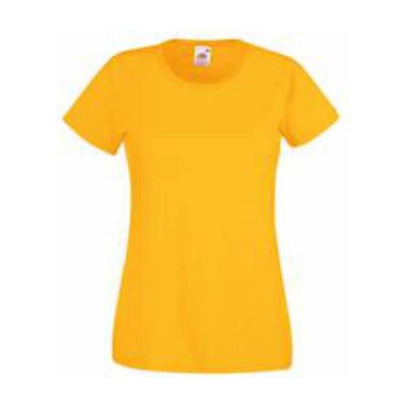 Tricou cu mânecă scurtă pentru femei Valueweight Galben XL