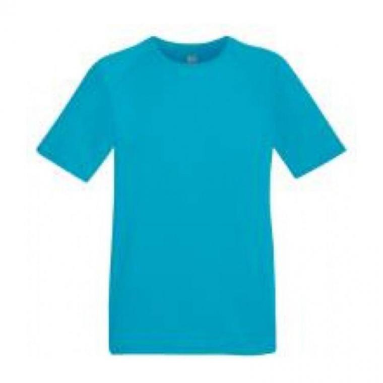 Tricou cu mânecă scurtă pentru bărbați Performance Albastru L