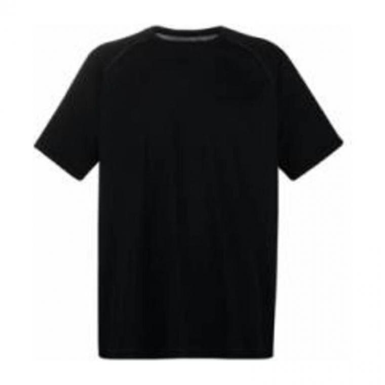 Tricou cu mânecă scurtă pentru bărbați Performance Negru M