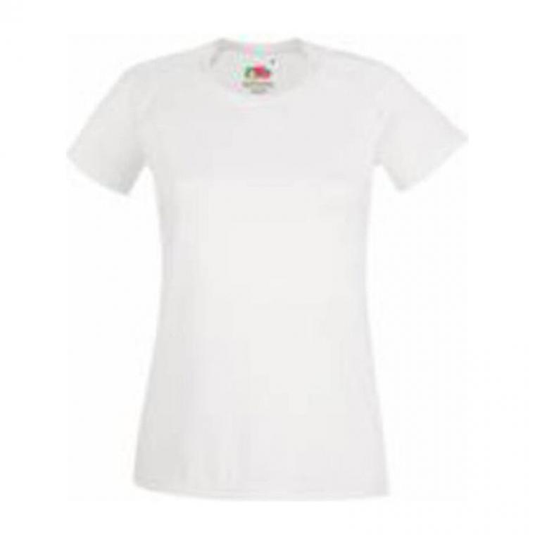 Tricou cu mânecă scurtă pentru femei Performance Alb XL