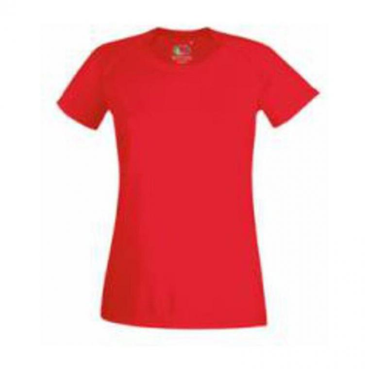 Tricou cu mânecă scurtă pentru femei Performance Rosu M