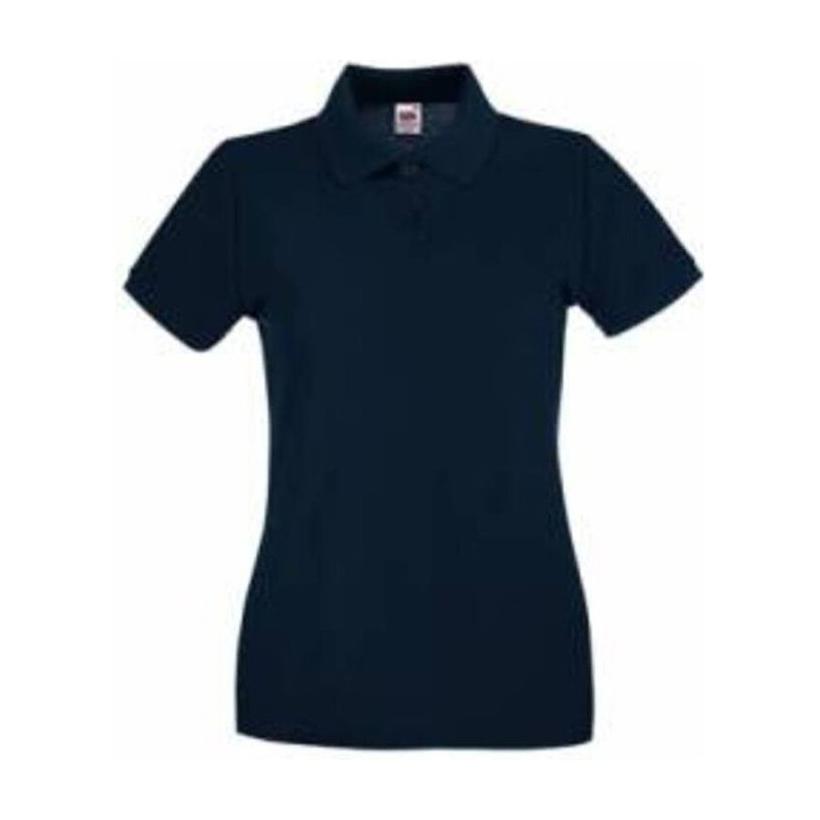 Tricou Polo cu mânecă scurtă pentru femei Premium Albastru XL