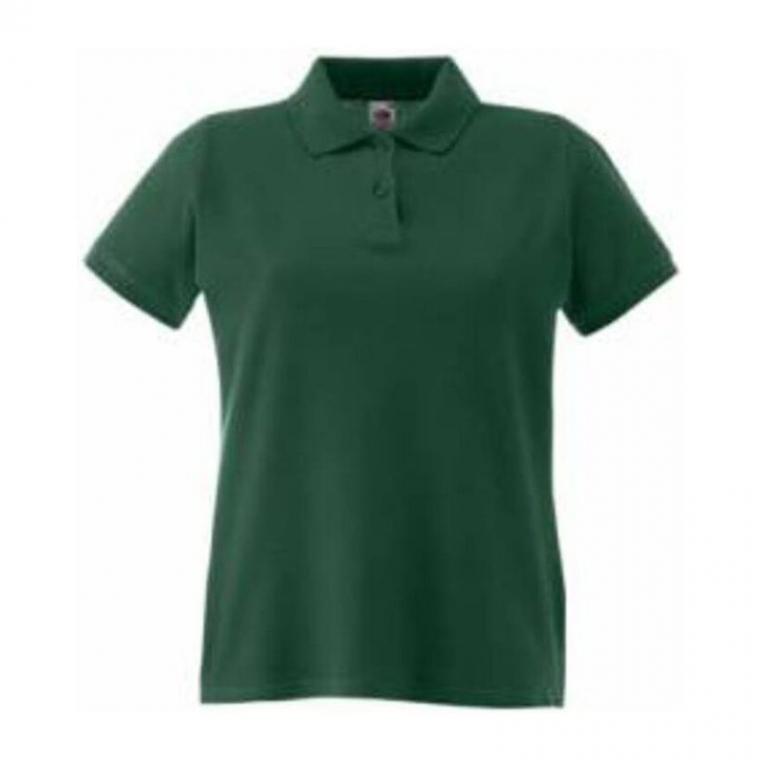 Tricou Polo cu mânecă scurtă pentru femei Premium Verde XL
