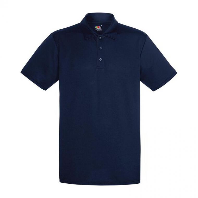 Tricou Polo cu mânecă scurtă pentru bărbați Performance Albastru XL