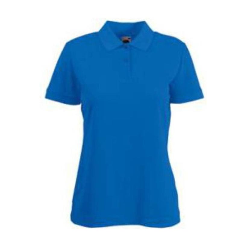 Tricou Polo cu mânecă scurtă pentru femei Lady-Fit Albastru XL