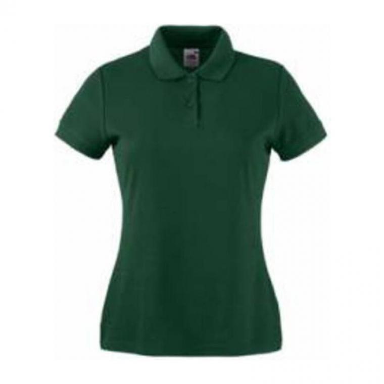 Tricou Polo cu mânecă scurtă pentru femei Lady-Fit Verde M
