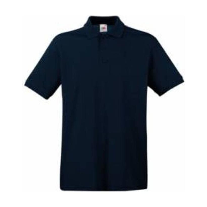 Tricou Polo cu mânecă scurtă pentru bărbați Pique Albastru XXL