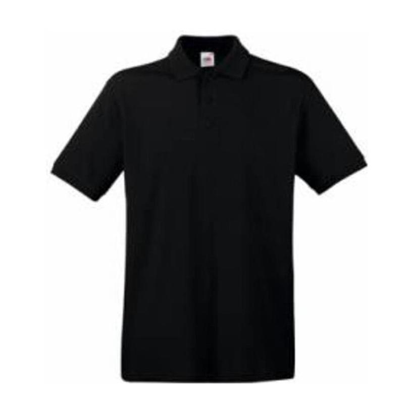 Tricou Polo cu mânecă scurtă pentru bărbați Pique Negru XL