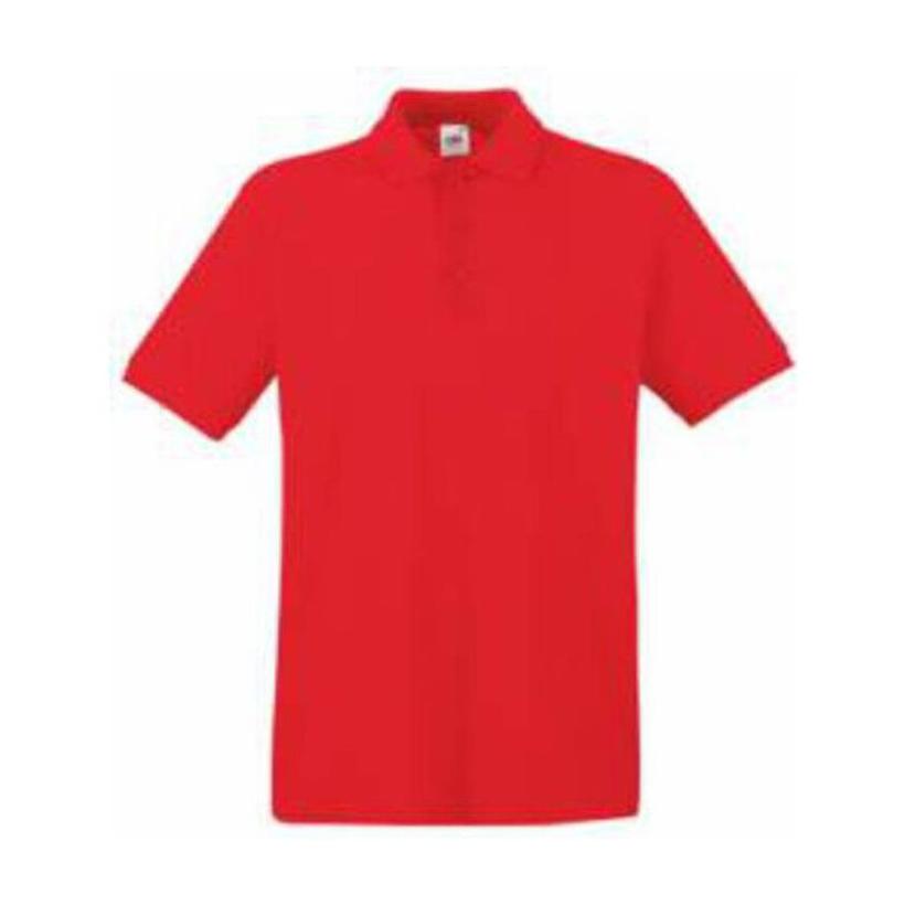 Tricou Polo cu mânecă scurtă pentru bărbați Pique Rosu XL