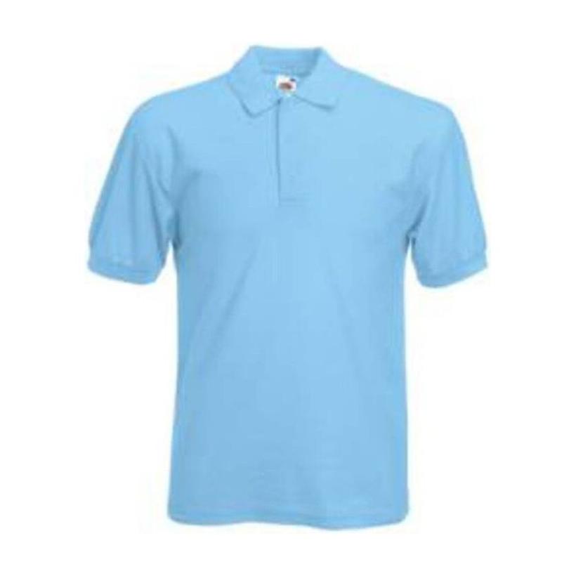 Tricou Polo cu mânecă scurtă pentru bărbați 65 / 35 Albastru 3XL
