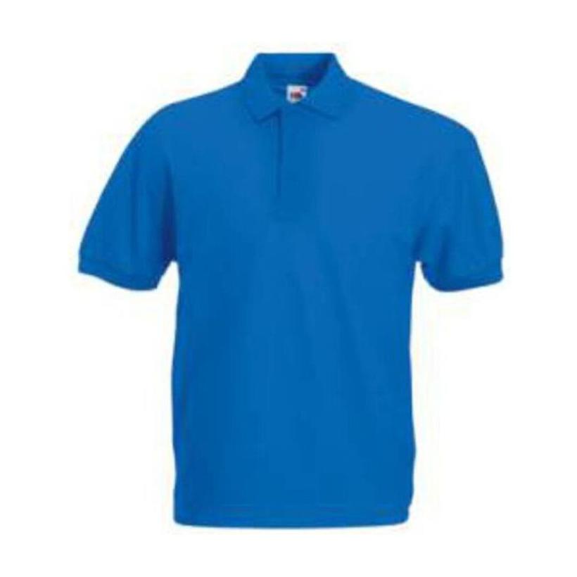 Tricou Polo cu mânecă scurtă pentru bărbați 65 / 35 Albastru M