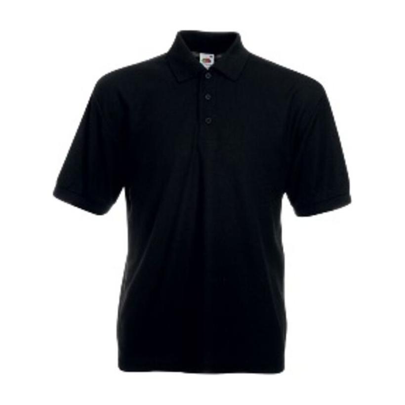 Tricou Polo cu mânecă scurtă pentru bărbați 65 / 35 Negru M