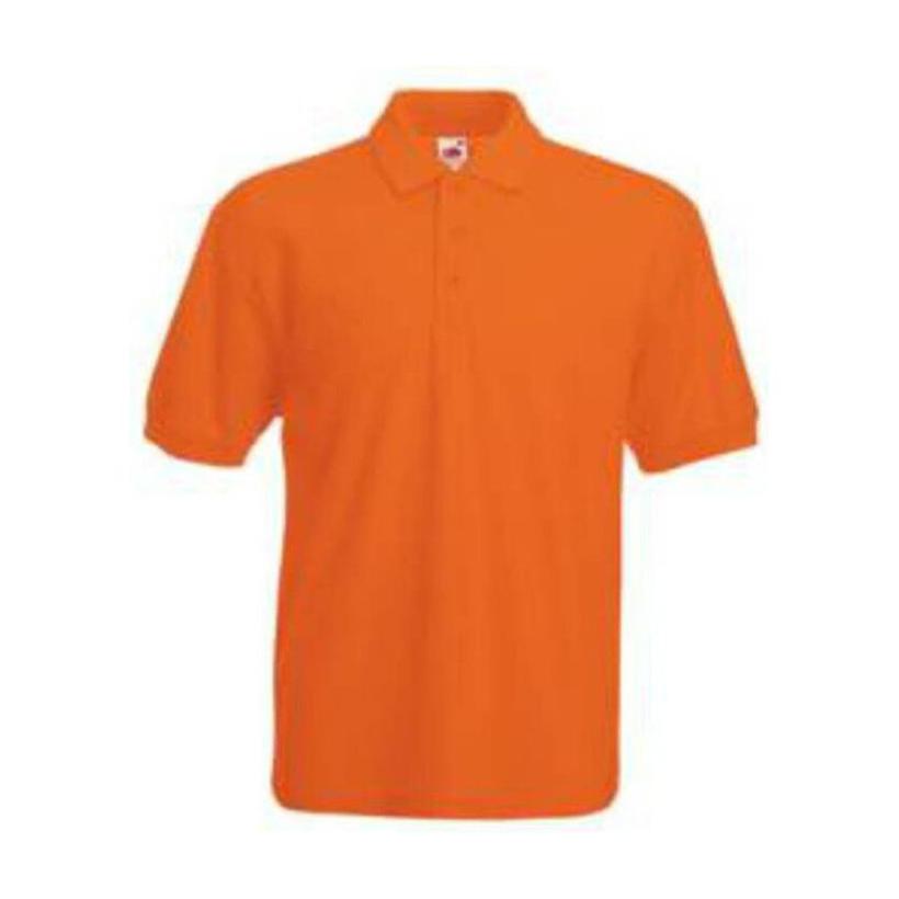 Tricou Polo cu mânecă scurtă pentru bărbați 65 / 35 Portocaliu XL