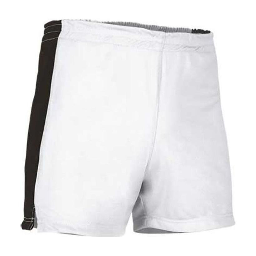 Pantaloni scurți Milan White-Black