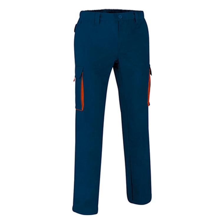 Pantaloni Thunder Orion Navy Blue-Party Orange M