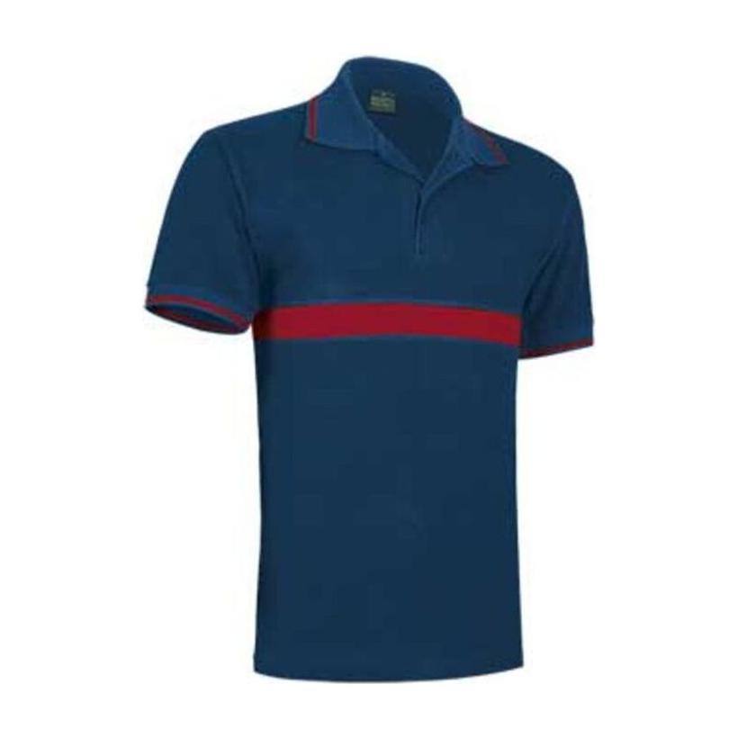 Tricou Polo imprimat Server Orion Navy Blue - Lotto Red