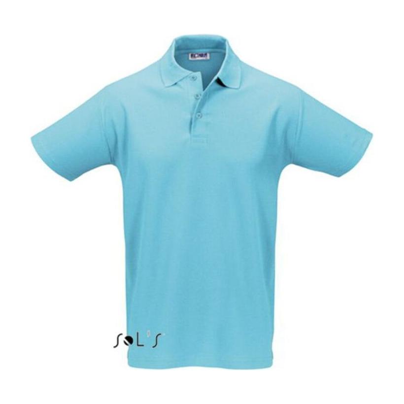 Tricou Polo pentru bărbați Sol's Spring Iimen's Pique Albastru XXL