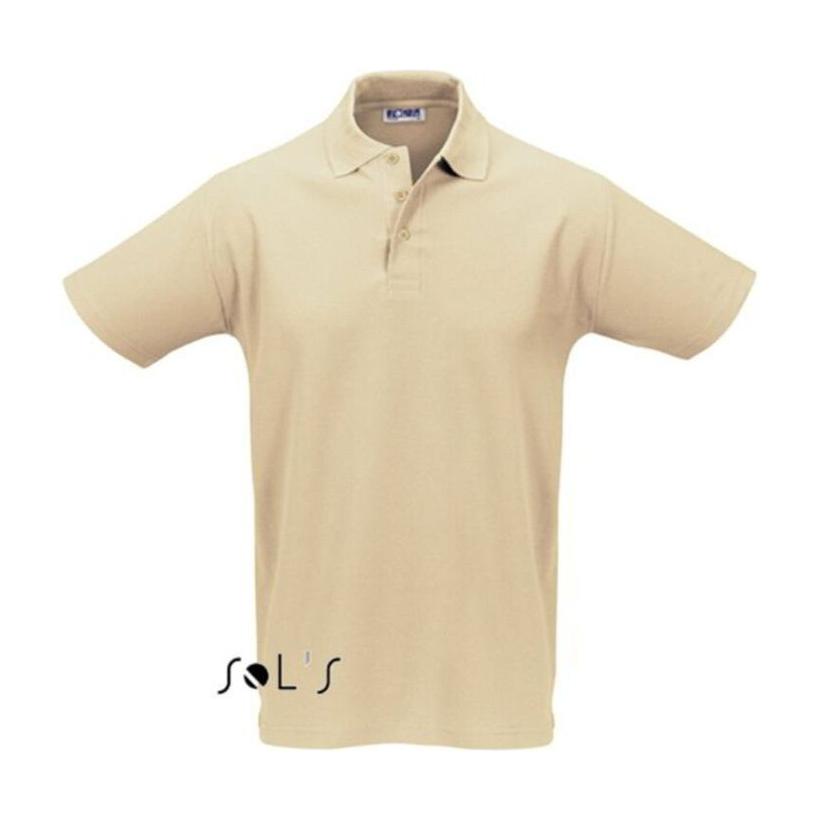 Tricou Polo pentru bărbați Sol's Spring Iimen's Pique Beige XL