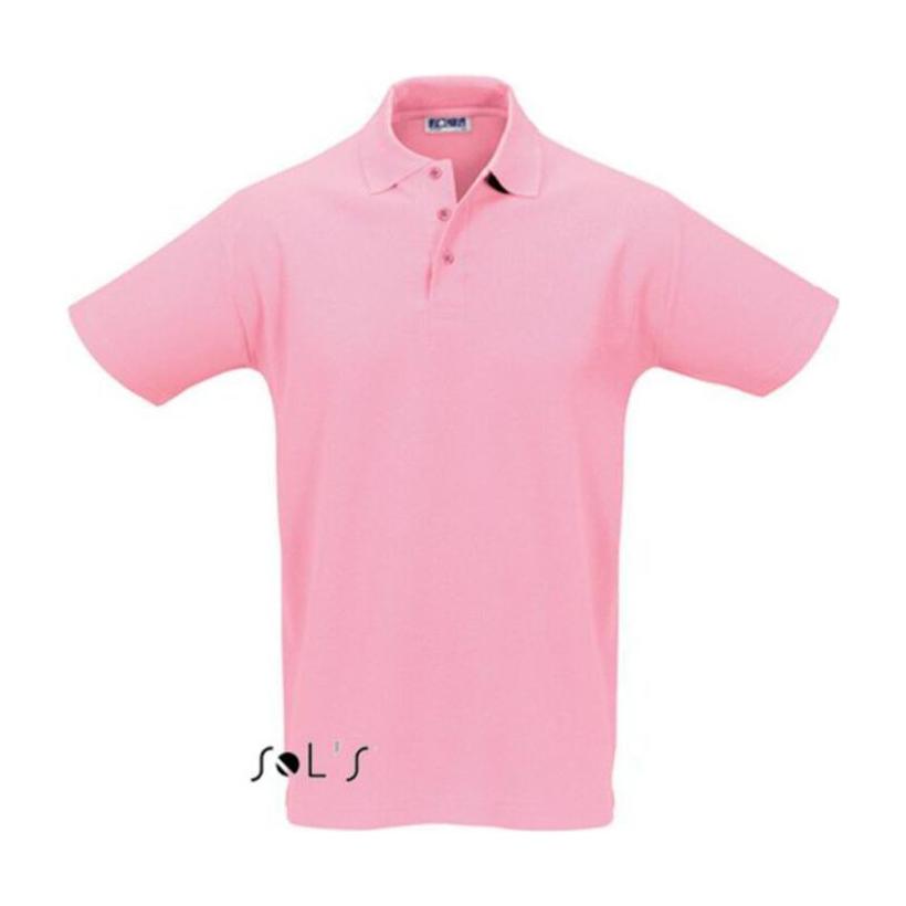 Tricou Polo pentru bărbați Sol's Spring Iimen's Pique Roz XXL