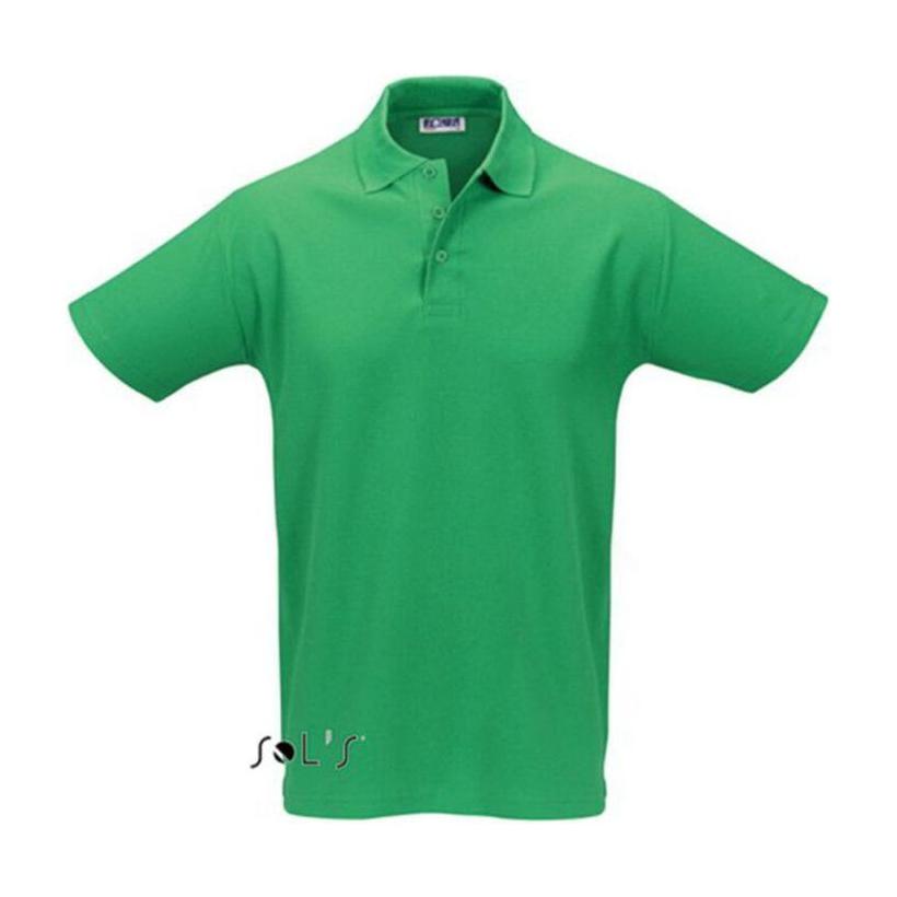 Tricou Polo pentru bărbați Sol's Spring Iimen's Pique Verde L