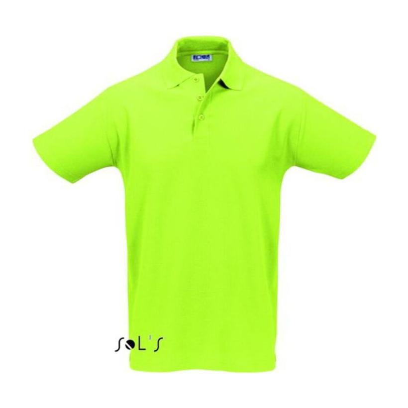 Tricou Polo pentru bărbați Sol's Spring Iimen's Pique Verde L