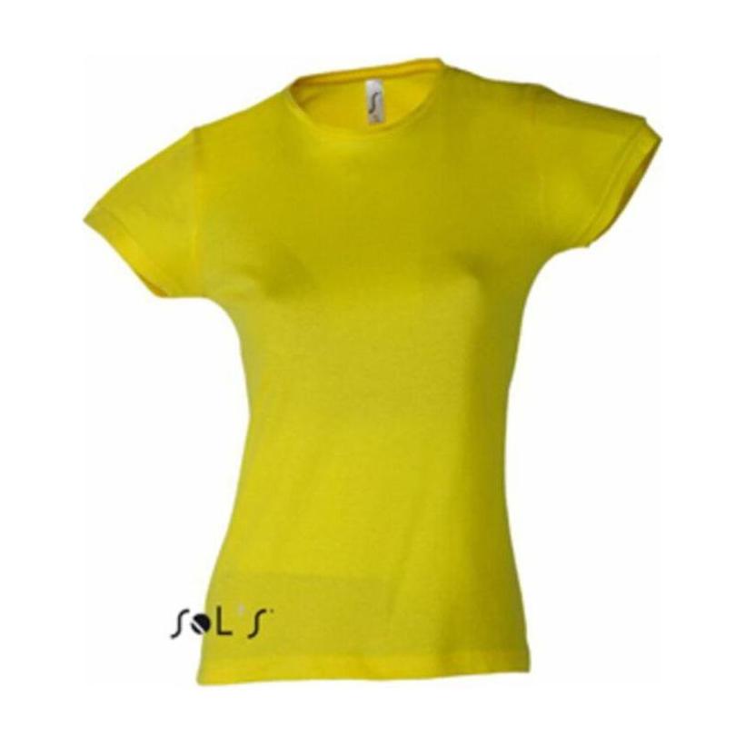 Tricou pentru femei Sol's Miss Galben XL