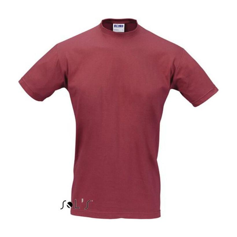 Tricou cu guler rotund pentru bărbați Solo's Imperial Bordeaux S