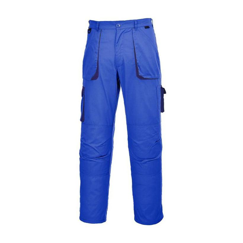 Pantaloni contrast Texo Albastru