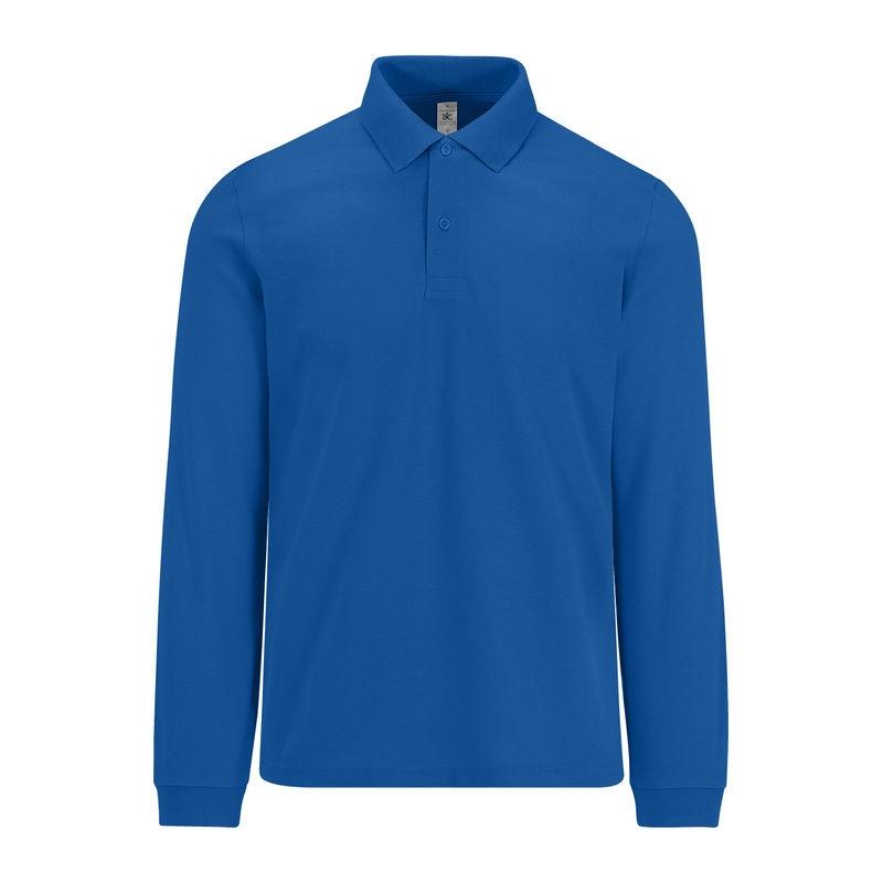 Tricou Polo 180 cu mânecă lungă pentru bărbați Royal Blue XL