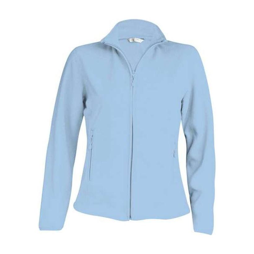 Jacheta fleece cu fermoar pentru femei Maureen Albastru 3XL