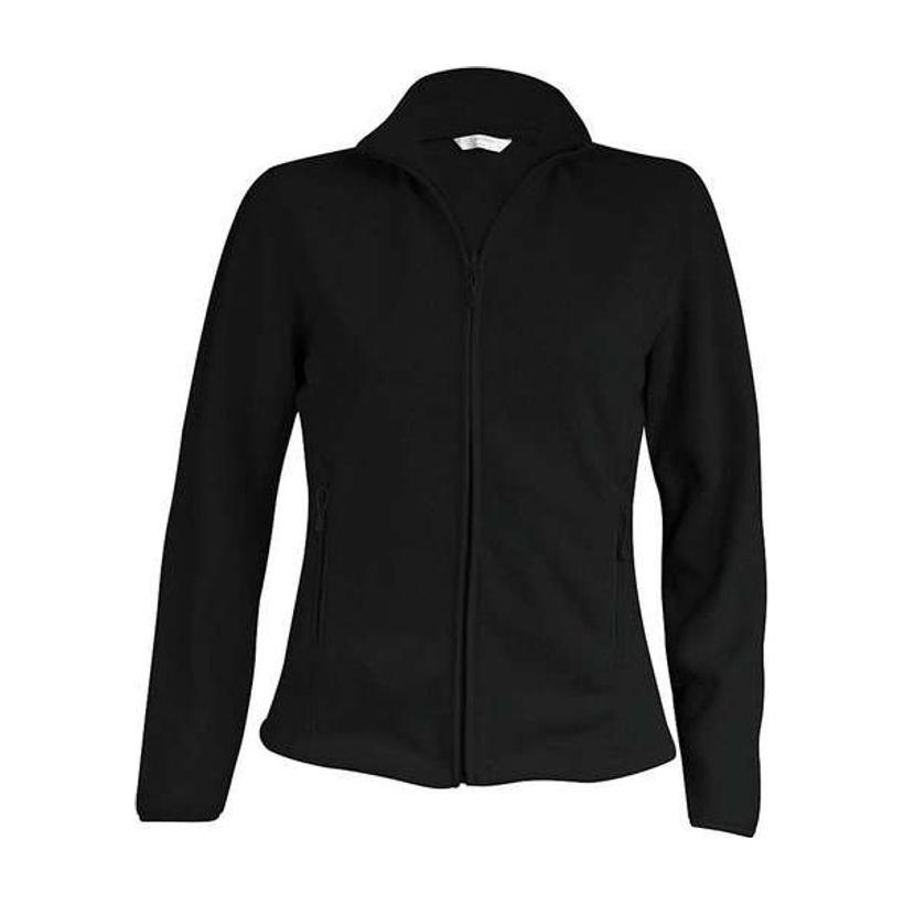 Jacheta fleece cu fermoar pentru femei Maureen Negru XS