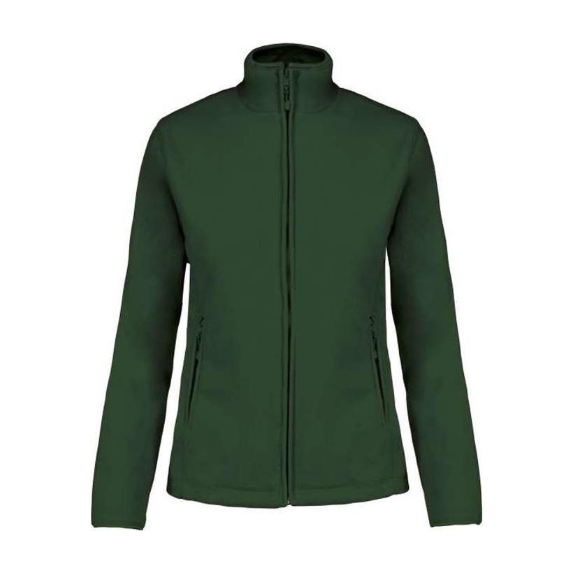 Jacheta fleece cu fermoar pentru femei Maureen Verde XS