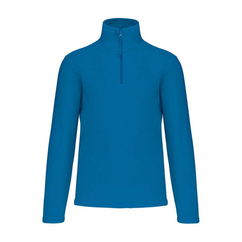 Jachetă fleece cu guler cu fermoar Enzo Tropical Blue
