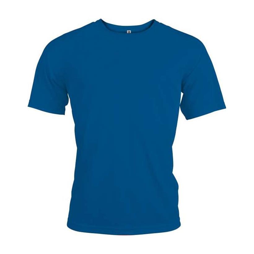 Tricou sport cu mânecă scurtă pentru bărbați Sporty Royal Blue XXL