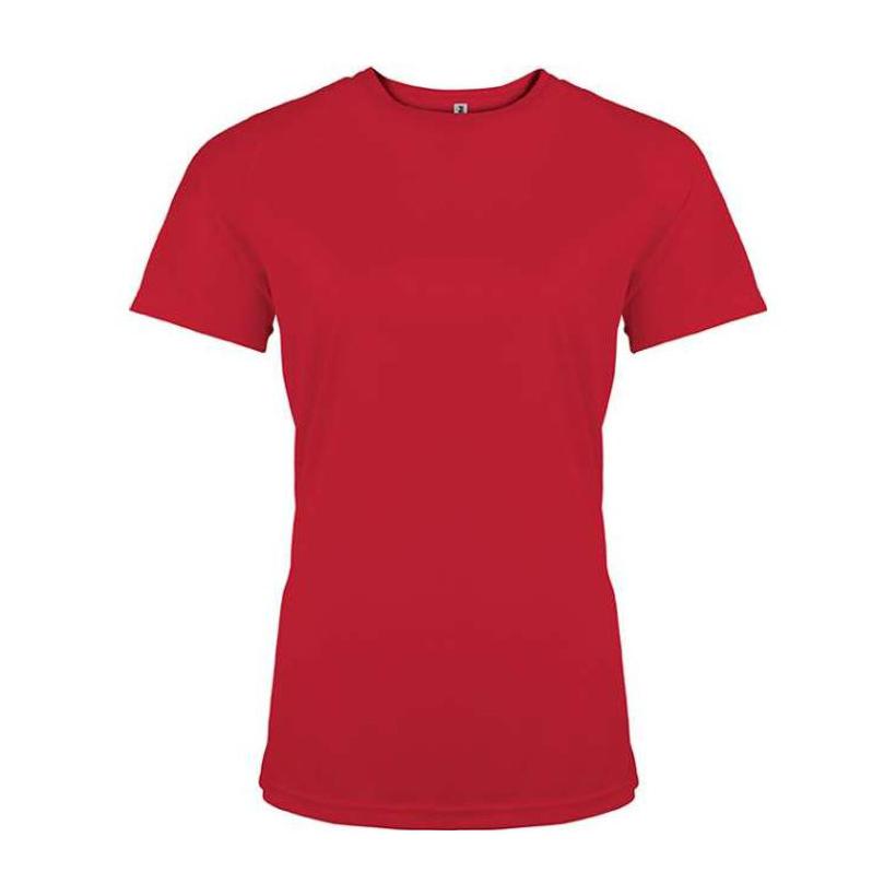 Tricou sport cu mânecă scurtă pentru femei Rosu